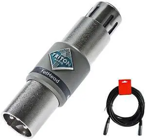 TRITON AUDIO FetHead In-Line Microphone Preamp for Ribbon and Dynamic Mics Bundle with 20" XLR-XLR Cable TRITON AUDIO FetHead In-Line Microphone Preamp for Ribbon and Dynamic Mics Bundle with 20" XLR-XLR Cable