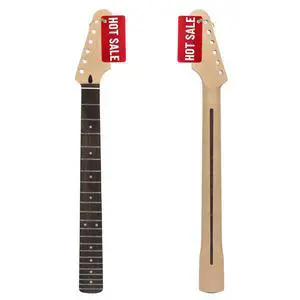 Strat Guitar Neck 22 Fret, 25.5" Canadian Maple Electric Guitar Neck with Rosewood Fingerboard for ST Style Guitar Parts Replacement (For Right Hand) Strat Guitar Neck 22 Fret, 25.5" Canadian Maple Electric Guitar Neck with Rosewood Fingerboard for ST Style Guitar Parts Replacement (For Right Hand)