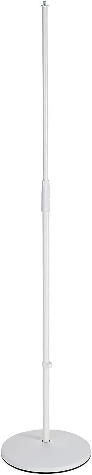König & Meyer 26010.500.76 - Microphone Stand - Round Base Adjustable Height - Professional Grade - German Made - White König & Meyer 26010.500.76 - Microphone Stand - Round Base Adjustable Height - Professional Grade - German Made - White