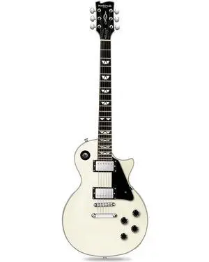 WestCreek Underdog Solid Body Electric Guitar, Mahogany Body, Maple Neck, Rosewood Fretboard, Rounded End Frets, Bone Nut, 22 Frets (White) WestCreek Underdog Solid Body Electric Guitar, Mahogany Body, Maple Neck, Rosewood Fretboard, Rounded End Frets, Bone Nut, 22 Frets (White)