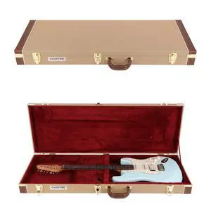 Electric Guitar Standard 39-Inch Hard Case for ST/TL/JAG, V-EG2 | Portable Hard-Shell Case With Lock, Super Thick Case Fit for Guitar, Soft Velvet Lining Suitable Inner Design Electric Guitar Standard 39-Inch Hard Case for ST/TL/JAG, V-EG2 | Portable Hard-Shell Case With Lock, Super Thick Case Fit for Guitar, Soft Velvet Lining Suitable Inner Design
