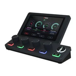 Mix Create (Dark) - USB-C Audio Mixer for PC & Mac, 5" Display | Essential Streaming Accessories for Content Creators. Submix, Routing. Gaming, Podcast, Twitch & YouTube Mix Create (Dark) - USB-C Audio Mixer for PC & Mac, 5" Display | Essential Streaming Accessories for Content Creators. Submix, Routing. Gaming, Podcast, Twitch & YouTube