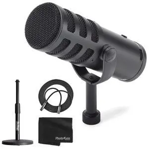 Q9U XLR/USB Dynamic Broadcast Microphone + Desk Microphone Stand + Mic Cable + Cleaning Cloth Q9U XLR/USB Dynamic Broadcast Microphone + Desk Microphone Stand + Mic Cable + Cleaning Cloth