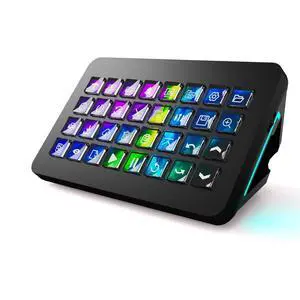/VSDinside XL Streaming Deck & Macro Keypad 32 Customizable Keys with Scroll Wheels + RGB Light, Programmable Shortcut Keyboard for Gamers Creators Work on OBS Twitch Zoom Teams PS Excel /VSDinside XL Streaming Deck & Macro Keypad 32 Customizable Keys with Scroll Wheels + RGB Light, Programmable Shortcut Keyboard for Gamers Creators Work on OBS Twitch Zoom Teams PS Excel
