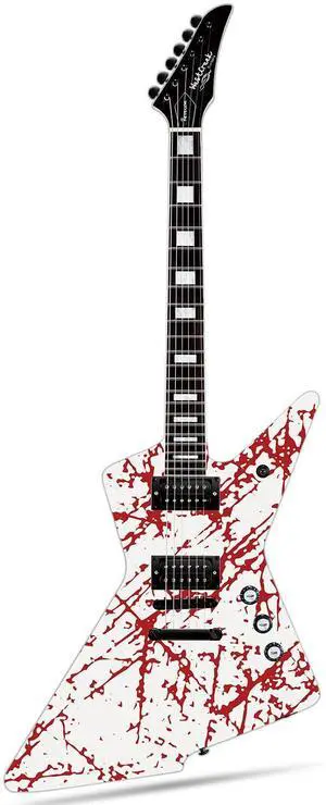 WestCreek Revenge Solid Body Electric Guitar, Heavy Metal Guitar, Right Handed, Heavy Metal Pickups, Rounded End Jumbo Frets, Bone nut, Rosewood Fretboard, Mahogany Body (Scratch) WestCreek Revenge Solid Body Electric Guitar, Heavy Metal Guitar, Right Handed, Heavy Metal Pickups, Rounded End Jumbo Frets, Bone nut, Rosewood Fretboard, Mahogany Body (Scratch)