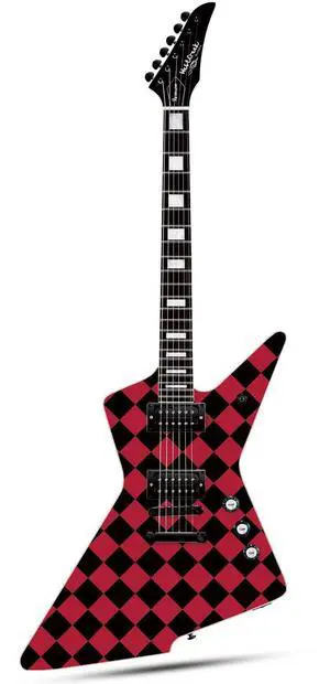 WestCreek Revenge Solid Body Electric Guitar, Heavy Metal Guitar, Right Handed, Heavy Metal Pickups, Rounded End Jumbo Frets, Bone nut, Rosewood Fretboard, Mahogany Body (Red Checker) WestCreek Revenge Solid Body Electric Guitar, Heavy Metal Guitar, Right Handed, Heavy Metal Pickups, Rounded End Jumbo Frets, Bone nut, Rosewood Fretboard, Mahogany Body (Red Checker)