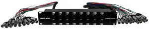 SARMSS-16x310-16 Channel XLR TRS Combo Splitter Snake Cable - 3' and 10' XLR Trunks SARMSS-16x310-16 Channel XLR TRS Combo Splitter Snake Cable - 3' and 10' XLR Trunks
