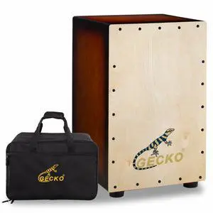 Cajon BOX Drum-Wooden Percussion Box, with Internal Adjustable Guitar Strings Cajon BOX Drum-Wooden Percussion Box, with Internal Adjustable Guitar Strings