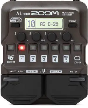 A1 FOUR Acoustic Instrument Multi-Effects Pedal for Guitar, Violin, Saxophone, Trumpet & Upright Bass, with Acoustic Modeling, Looper, Rhythm Section A1 FOUR Acoustic Instrument Multi-Effects Pedal for Guitar, Violin, Saxophone, Trumpet & Upright Bass, with Acoustic Modeling, Looper, Rhythm Section