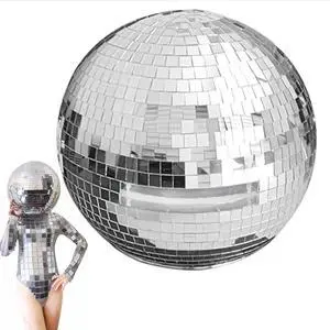 Disco Ball Helmet, Mirror Ball Hat, Sparkling Disco Ball Decoration, Mirror Glass Reflective Ball Helmet Suitable for Nightclubs, Parties, Djs, Stages and Weddings Disco Ball Helmet, Mirror Ball Hat, Sparkling Disco Ball Decoration, Mirror Glass Reflective Ball Helmet Suitable for Nightclubs, Parties, Djs, Stages and Weddings
