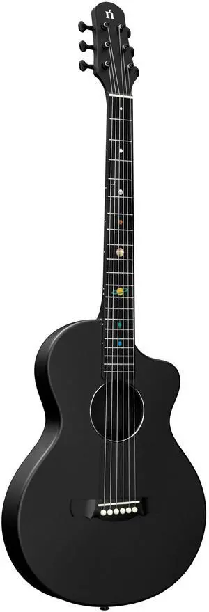 Carbon Fiber Acoustic Guitar, 38-inch Steel-string Guitarra,Durable 6-string Ultra-thin Guitar for Beginners (Black) Carbon Fiber Acoustic Guitar, 38-inch Steel-string Guitarra,Durable 6-string Ultra-thin Guitar for Beginners (Black)