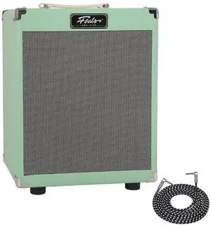 Electric Bass Amp 30W, Dual-Speaker Design (8" Woofer + 3" Tweeter), Bluetooth, 3-Band EQ, Active/Passive Bass Amplifier for Beginners (Green) Electric Bass Amp 30W, Dual-Speaker Design (8" Woofer + 3" Tweeter), Bluetooth, 3-Band EQ, Active/Passive Bass Amplifier for Beginners (Green)