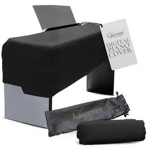 Digital Piano Cover for Yamaha - Piano Keyboard for P143, P225, P223, P145, P143, P125a, P125, P115, P105, P71, P45, Kawai ES120, PX150, Roland F-20 & More, Keyboard Cover, Black, Leatherette Digital Piano Cover for Yamaha - Piano Keyboard for P143, P225, P223, P145, P143, P125a, P125, P115, P105, P71, P45, Kawai ES120, PX150, Roland F-20 & More, Keyboard Cover, Black, Leatherette