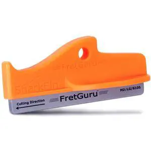 SharkFin Guitar Fret Crowning File | Professional Luthier Fret File | Top-Down Ergonomic Control | D.I.A. Geometry | Razor-Thin Crowns for Guitar & Bass Frets | MD/LG/XL SharkFin Guitar Fret Crowning File | Professional Luthier Fret File | Top-Down Ergonomic Control | D.I.A. Geometry | Razor-Thin Crowns for Guitar & Bass Frets | MD/LG/XL