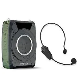 Waterproof Voice Amplifier with Wireless Microphone Headset M801 20W | Microphone with Speaker Portable Megaphone with Mic, Bluetooth Personal PA System for Teachers, Tour Guide, Singing, Elderly Waterproof Voice Amplifier with Wireless Microphone Headset M801 20W | Microphone with Speaker Portable Megaphone with Mic, Bluetooth Personal PA System for Teachers, Tour Guide, Singing, Elderly