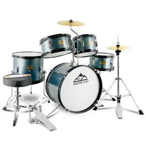 5 Piece 16" Junior Drum Sets for Younth Drummer Beginner,Gray | Drum Set for 7-12 Years Old with Throne,Cymbal,Pedal,Drumsticks 5 Piece 16" Junior Drum Sets for Younth Drummer Beginner,Gray | Drum Set for 7-12 Years Old with Throne,Cymbal,Pedal,Drumsticks