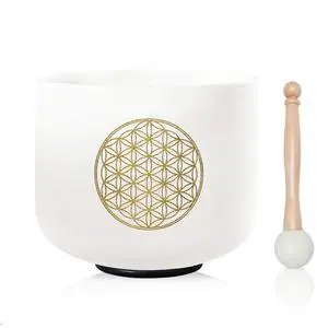 528HZ C Note 8 Inch Flower Of Life Crystal Singing Bowl Meditation Sound Bath Sound Healing Chakra Singing Bowl 528HZ C Note 8 Inch Flower Of Life Crystal Singing Bowl Meditation Sound Bath Sound Healing Chakra Singing Bowl