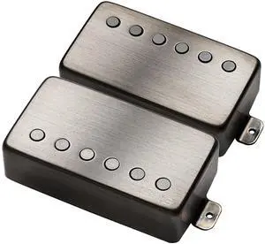 JH James Hetfield Electric Guitar Pickup Set, Brushed Black Chrome JH James Hetfield Electric Guitar Pickup Set, Brushed Black Chrome