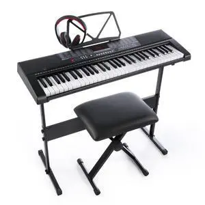 61key Standard Keys Keyboard with USB Music Player,Including Headphone,Stand,Stool & Power Supply-The electronic keyboards 61key Standard Keys Keyboard with USB Music Player,Including Headphone,Stand,Stool & Power Supply-The electronic keyboards