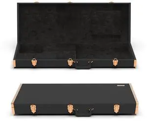 Renoster Electric Guitar Hard Case with Lock, For Fender Ibanez ESP PRS and Standard Size Guitar, Interior Accessory Compartment (Guitar Case+Stand+String+Cable+Picks, Black-Guitar) Renoster Electric Guitar Hard Case with Lock, For Fender Ibanez ESP PRS and Standard Size Guitar, Interior Accessory Compartment (Guitar Case+Stand+String+Cable+Picks, Black-Guitar)