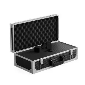 Storage Case with Pre-Diced Foam and Alloy Frame PCSE-L | Aluminum Alloy Frame, Protective Gear Storage, Ergonomic Handle, Wireless Mic Systems, Camera Gear Storage Case with Pre-Diced Foam and Alloy Frame PCSE-L | Aluminum Alloy Frame, Protective Gear Storage, Ergonomic Handle, Wireless Mic Systems, Camera Gear