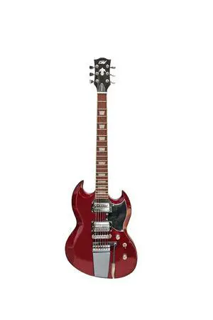 IVSV-300 CHERRY RED Solid-Body Electric Guitar, cherry Red IVSV-300 CHERRY RED Solid-Body Electric Guitar, cherry Red