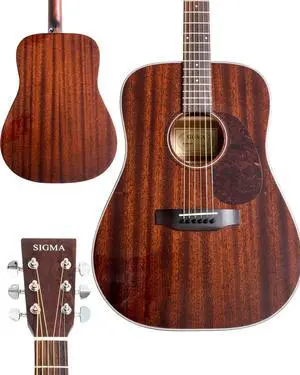 41 Acoustic Guitar, Dreadnought, 4/4 Full-Size, with Name Brand EXP16 Strings, Solid Mahogany Top, Natural Gloss, Mahogany Back & Sides, Right(30D) 41 Acoustic Guitar, Dreadnought, 4/4 Full-Size, with Name Brand EXP16 Strings, Solid Mahogany Top, Natural Gloss, Mahogany Back & Sides, Right(30D)