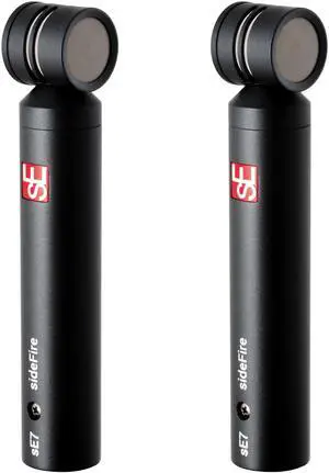 sE7 sideFire XLR Small Diaphragm Condenser Microphone with 90° Rotated Capsule - Professional Instrument Microphone for Drums & Guitar in Studio or on Stage - Music Recording Mic, Pair sE7 sideFire XLR Small Diaphragm Condenser Microphone with 90° Rotated Capsule - Professional Instrument Microphone for Drums & Guitar in Studio or on Stage - Music Recording Mic, Pair