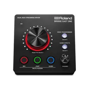 BRIDGE CAST ONE Dual Bus Streaming Mixer | Compact Audio Streaming Mixer | For Online Gamers & Content Creators | 32-Bit Hardware DSP | USB-C Windows and Mac Connectivity | XLR Mic Support BRIDGE CAST ONE Dual Bus Streaming Mixer | Compact Audio Streaming Mixer | For Online Gamers & Content Creators | 32-Bit Hardware DSP | USB-C Windows and Mac Connectivity | XLR Mic Support