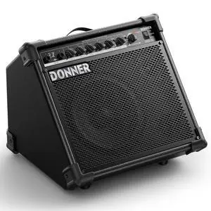 35-Watt Electronic Drum Amplifier DA-35, 2x8 Speakers, 2-Channel, 3-Band EQ, DI Out, Wireless Audio, Black, Compatible with Electronic Drum & Keyboard, Digital Modeling Amplifier 35-Watt Electronic Drum Amplifier DA-35, 2x8 Speakers, 2-Channel, 3-Band EQ, DI Out, Wireless Audio, Black, Compatible with Electronic Drum & Keyboard, Digital Modeling Amplifier