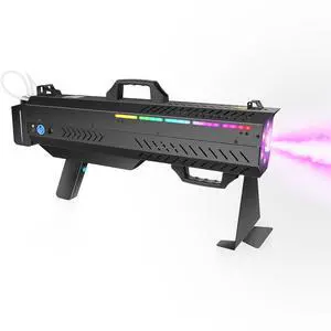 1500W Handheld Fog Machine Gun with 7-Color LED Lights | Smoke Cannon, Shoulder Strap, for Party DJ Events Concerts Halloween Parties Live Shows Stage Performances 1500W Handheld Fog Machine Gun with 7-Color LED Lights | Smoke Cannon, Shoulder Strap, for Party DJ Events Concerts Halloween Parties Live Shows Stage Performances