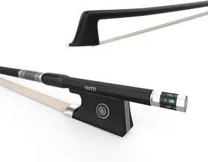 Carbon Fiber Violin Bow, Hand Crafted by Professional Violin & Bow Makers, Strong, Stiff & Well Balanced, Made with Mongolian Horse Hair, For Violinists & Fiddlers of All Skill Levels Carbon Fiber Violin Bow, Hand Crafted by Professional Violin & Bow Makers, Strong, Stiff & Well Balanced, Made with Mongolian Horse Hair, For Violinists & Fiddlers of All Skill Levels