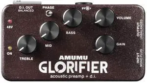GLORIFIER Acoustic Guitar Preamp DI Direct Input Box Guitar Pedal GLORIFIER Acoustic Guitar Preamp DI Direct Input Box Guitar Pedal