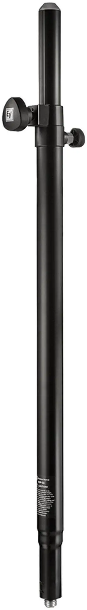 ASP-58 Threaded Height Adjustable Loudspeaker Pole,Black ASP-58 Threaded Height Adjustable Loudspeaker Pole,Black