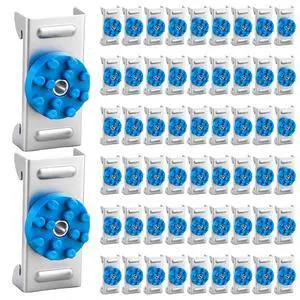 100 Pack Soundproofing Sound Isolation Clips Resilient Channel Mounting Clip Reduces Noise from Noisy Neighbors for Apartment Recording Studio Sound Proofing for Walls and Ceilings (Blue) 100 Pack Soundproofing Sound Isolation Clips Resilient Channel Mounting Clip Reduces Noise from Noisy Neighbors for Apartment Recording Studio Sound Proofing for Walls and Ceilings (Blue)
