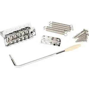 Vintage/Narrow Strat Tremolo Assembly, Chrome Electric Guitar Bridge (0992070000) Vintage/Narrow Strat Tremolo Assembly, Chrome Electric Guitar Bridge (0992070000)