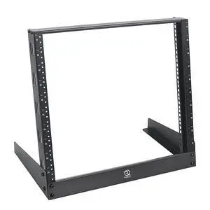 10U Desktop Rack for Audio & Network Devices 19 Inch 2 Post Open Frame Shelf with Reinforced Beam, Free Standing Racks for IT Server Sound AV Music Recording Equipment 10U Desktop Rack for Audio & Network Devices 19 Inch 2 Post Open Frame Shelf with Reinforced Beam, Free Standing Racks for IT Server Sound AV Music Recording Equipment