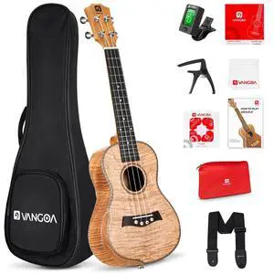 Concert Ukulele 23 inch Ukelele Kit Arm Rest Ukulele Okoume Wood Four String Wooden Hawaiian Starter Uke for Beginners Professional Adults Concert Ukulele 23 inch Ukelele Kit Arm Rest Ukulele Okoume Wood Four String Wooden Hawaiian Starter Uke for Beginners Professional Adults