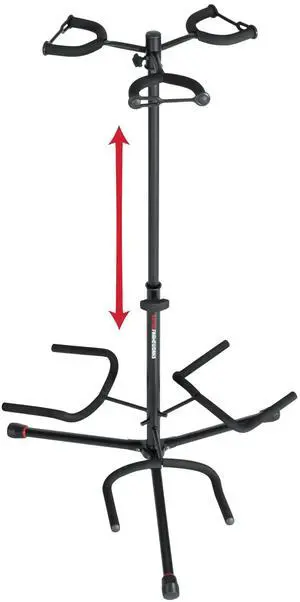 Adjustable Triple Guitar Stand, Holds (3) Electric or Acoustic Guitars, (GFW-GTR-3000) Adjustable Triple Guitar Stand, Holds (3) Electric or Acoustic Guitars, (GFW-GTR-3000)