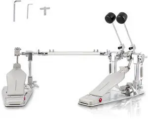 Double Bass Drum Pedals Direct Drive Bass Drum Pedal Kick Drum Pedal with Two-Sided Beater Non-Slip Footplate Upgrade Double Kick pedal Set for Drum Set and Electronic Drums Beginner Drummers Double Bass Drum Pedals Direct Drive Bass Drum Pedal Kick Drum Pedal with Two-Sided Beater Non-Slip Footplate Upgrade Double Kick pedal Set for Drum Set and Electronic Drums Beginner Drummers