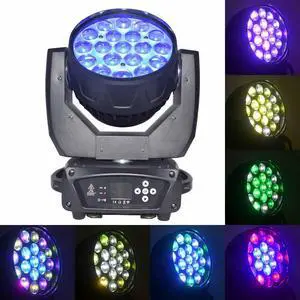 19x15W Zoom Beam Wash Moving Head Light for Stage Lighting Effect with RGBW 4in1 LED and DMX Control Dj Disco and Nightclub 19x15W Zoom Beam Wash Moving Head Light for Stage Lighting Effect with RGBW 4in1 LED and DMX Control Dj Disco and Nightclub