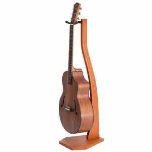 Wooden Guitar Stand, Handmade German Ash Solid Swan-shaped Wood Racks Floor, for Electric Guitars, Acoustic Guitars, Classical Guitars, Banjos, Mandolins(Light Brown) Wooden Guitar Stand, Handmade German Ash Solid Swan-shaped Wood Racks Floor, for Electric Guitars, Acoustic Guitars, Classical Guitars, Banjos, Mandolins(Light Brown)