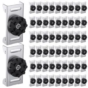 100 Pack Soundproofing Sound Isolation Clips Resilient Channel Mounting Clip Reduces Noise from Noisy Neighbors for Apartment Recording Studio Sound Proofing for Walls and Ceilings (Black) 100 Pack Soundproofing Sound Isolation Clips Resilient Channel Mounting Clip Reduces Noise from Noisy Neighbors for Apartment Recording Studio Sound Proofing for Walls and Ceilings (Black)