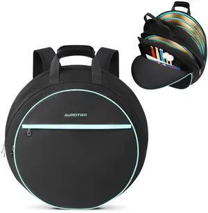 22" Cymbal Bag, Water-Resistant Cymbal Case with Thick Padded Dividers, Cymbal Backpack and Carry Handles for Drum Cymbals and Accessories 22" Cymbal Bag, Water-Resistant Cymbal Case with Thick Padded Dividers, Cymbal Backpack and Carry Handles for Drum Cymbals and Accessories