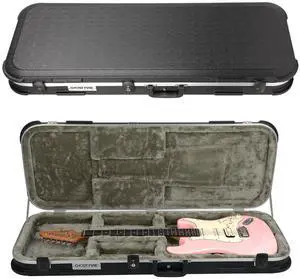 Electric Guitar ABS Hard Plus Case for ST/TL/JAG, GC-LEG Black | Portable Hard-Shell Case With Lock, Super Thick Case Fit for Guitar, Soft Velvet Lining Suitable Inner Design Electric Guitar ABS Hard Plus Case for ST/TL/JAG, GC-LEG Black | Portable Hard-Shell Case With Lock, Super Thick Case Fit for Guitar, Soft Velvet Lining Suitable Inner Design