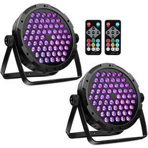 90W 60LED Dimmable Stage Par Light by Remote & DMX Control - 2Pack | RGB, Sound Activated Multi Modes Uplights for Events Wedding Church Dance Club Home Party Stage Lighting 90W 60LED Dimmable Stage Par Light by Remote & DMX Control - 2Pack | RGB, Sound Activated Multi Modes Uplights for Events Wedding Church Dance Club Home Party Stage Lighting