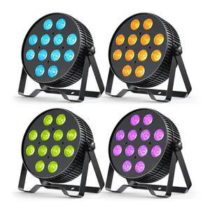 12X18W LED Stage Light,6-in-1 RGBAL+UV DJ Par Lights-4 Packs | 12W*18 PCS RGB+Lime Amber UV LEDs, Auto/Sound/DMX512/Master-Slave, Ideal For Parties, Concerts, Theatrical, Uplighting, Event 12X18W LED Stage Light,6-in-1 RGBAL+UV DJ Par Lights-4 Packs | 12W*18 PCS RGB+Lime Amber UV LEDs, Auto/Sound/DMX512/Master-Slave, Ideal For Parties, Concerts, Theatrical, Uplighting, Event