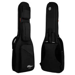 Phantom Series Electric Guitar Case Colorful Guitar Gig Bag Super thick with Storage Space (Black, Electric Guitar) Phantom Series Electric Guitar Case Colorful Guitar Gig Bag Super thick with Storage Space (Black, Electric Guitar)