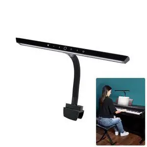 Piano Light for Digital Piano and Grand Piano, Professional Led Clip lamp with Ambient Light, Favorite Mode,Piano Lamps for Sheet Music, Eye-Care 5 Levels Color Temperatures 5 Levels Dimming Piano Light for Digital Piano and Grand Piano, Professional Led Clip lamp with Ambient Light, Favorite Mode,Piano Lamps for Sheet Music, Eye-Care 5 Levels Color Temperatures 5 Levels Dimming