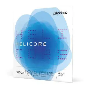 Helicore Violin 5-String Set, 4/4 Scale, Heavy Tension Helicore Violin 5-String Set, 4/4 Scale, Heavy Tension